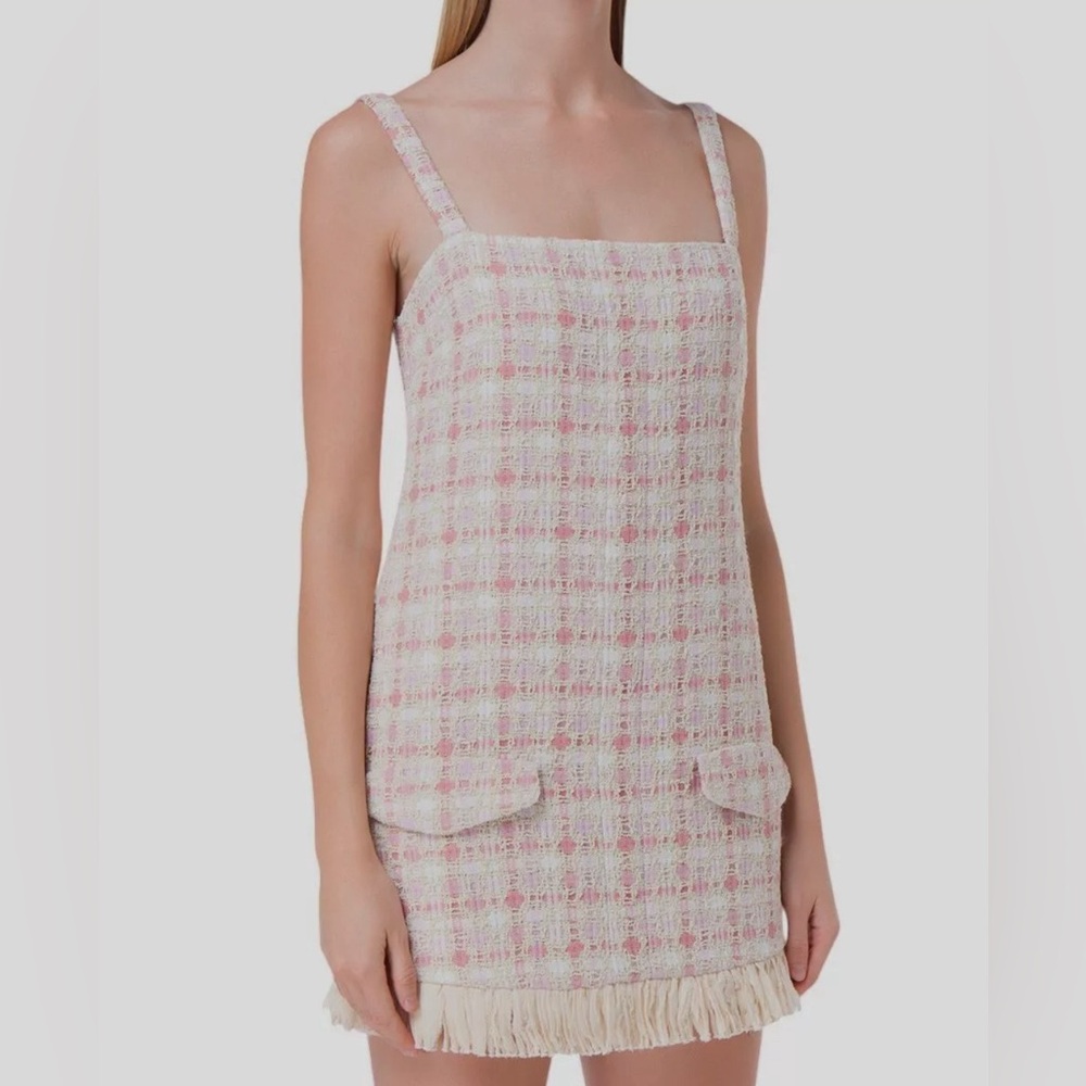 “Alexis Linza Tweed Dress”